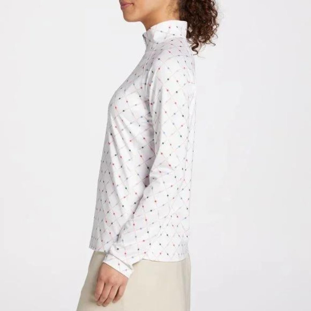 NWT Walter Hagen Women's Printed UV Long Sleeve Golf 1/4 Zip - Picture 4 of 5
